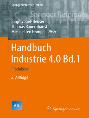 cover image of Handbuch Industrie 4.0 Bd.1